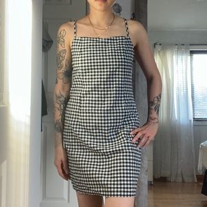 Checkered Shein Dress - Size Medium